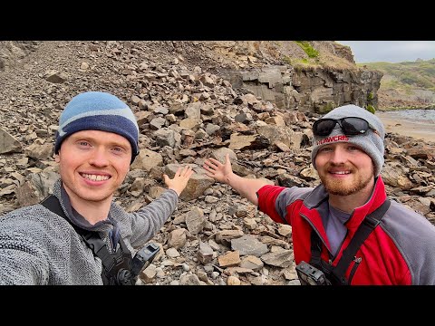 Huge LANDSLIDE Fossil Hunt! 