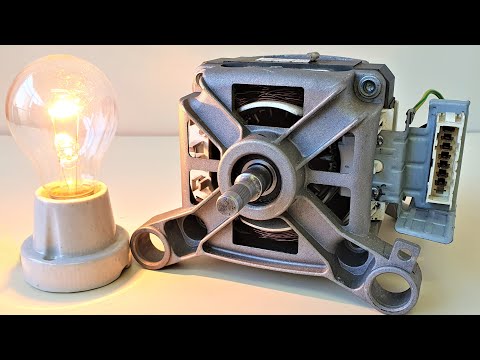 ELECTRIC GENERATOR WITH WASHING MACHINE MOTOR WITHOUT MODIFYING ANYTHING Recalibrating.