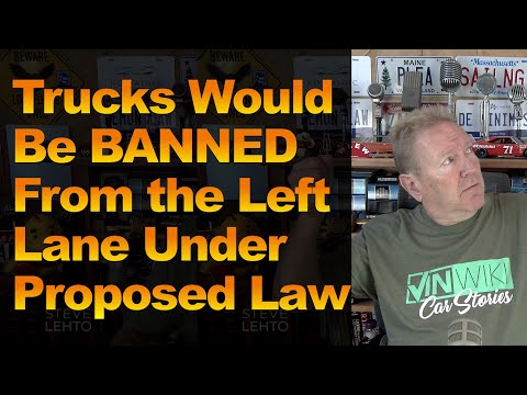 Trucks Would Be BANNED From the Left Lane Under Proposed Law
