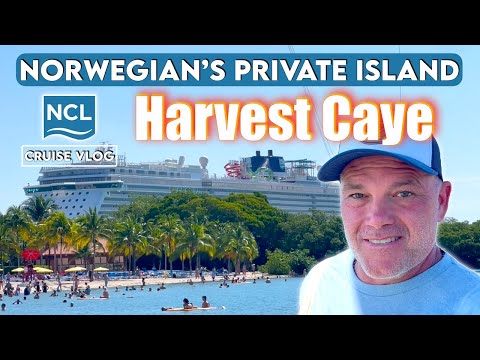 Norwegian Cruise Line's  Epic Private Island Harvest Caye.  Complete Walking Tour of Harvest Caye!