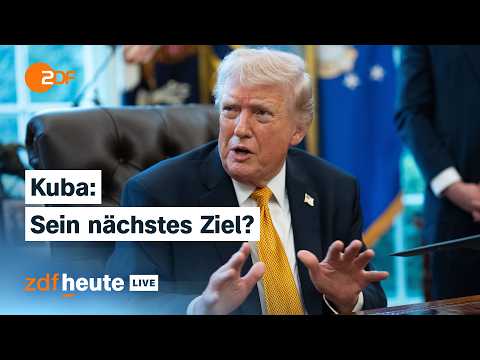 Why Trump threatens Cuba with a possible “takeover” | ZDFheute live provides context