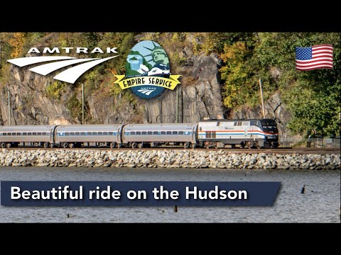 New York to Albany along the Hudson - Amtrak EMPIRE service