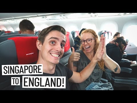 Longest Flight We've EVER TAKEN! - Singapore ✈️ England