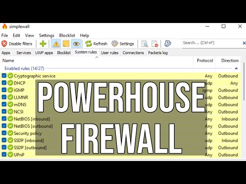 EXCELLENT FREE WINDOWS FIREWALL | Simplewall Guide