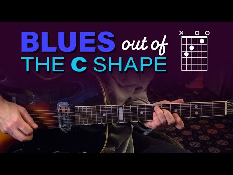 Blues Out of the C Shape - Blues by Yourself - Guitar Lesson - ML129