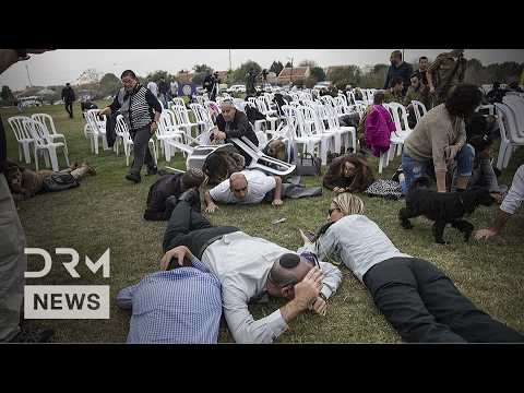 WATCH: Panic in Israel as Air Raid Sirens Warn of Incoming Missile | DRM News | AH1Z