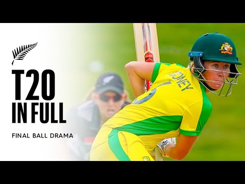 Mooney 🆚 Mackay 🔥 Whiteferns Leave It Late In Classic Match | New Zealand v Australia T20