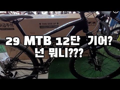 29인치 MTB 12단 기어? 넌 뭐니???