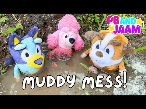 Bluey Muddy Mess with Winton & Coco | Bluey Magic Cauldron! Bingo Smash Cake | Bluey Messy Adventure