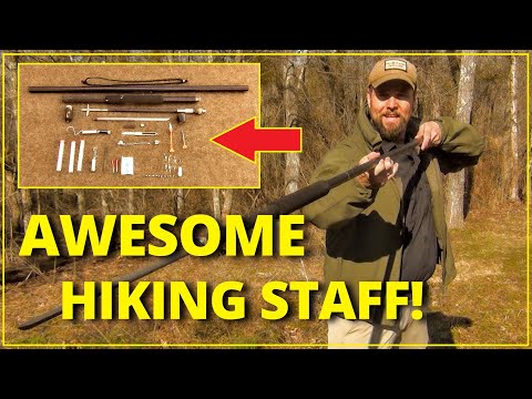 AWESOME HIKING STAFF! [Crawford Survival Staff]