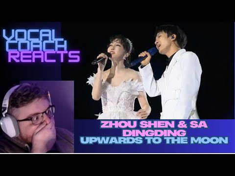 WHAT THE HELL IS THIS!? (It's Amazing) - Zhou Shen & Sa Dingding - Upwards To The Moon | Reaction