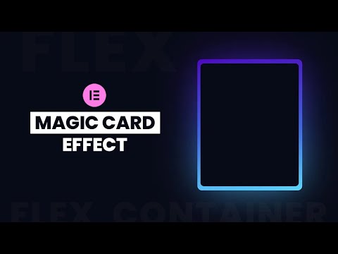Glowing Border Hover Effect ~ Elementor Flex Container Tutorial ~ WordPress Elementor Tricks