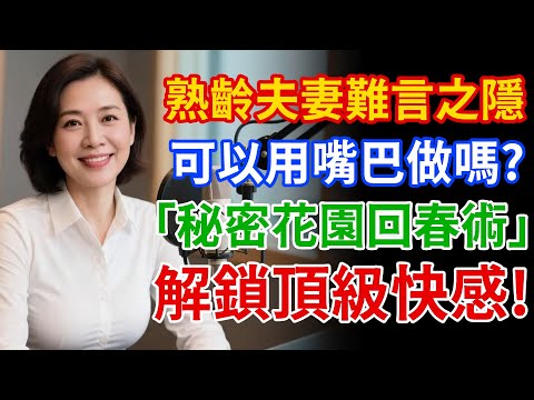 為何男人總想「吃下面」？揭開熟齡伴侶的難言之隱，「秘密花園回春術」獨家公開！