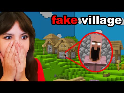I Survived a Fake Minecraft World...