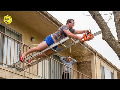 Fools With Chainsaws: Trees Fall on Roofs, Cars, and Everything Else #21