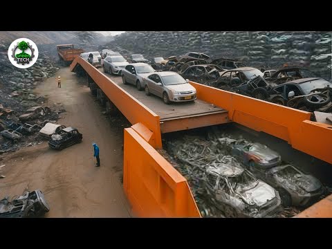 Extreme Dangerous Wood Chipper & Shredder Demolitions: Crushing Everything in Sight! #60