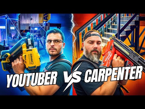 YouTuber VS Real Carpenter | Staircase Build Off