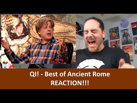 American Reacts QI - Best of Ancient Romans REACTION