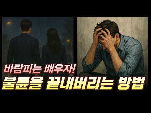 바람피는 배우자의 불륜을 끝내버리는 방법
