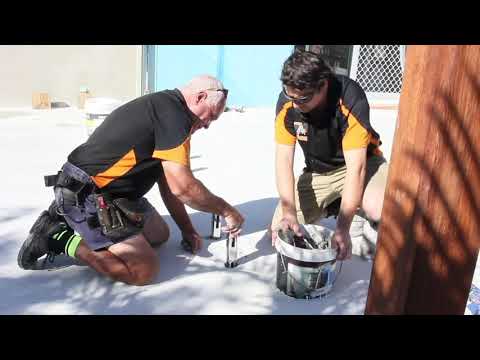 swimming pool glass railing installation video