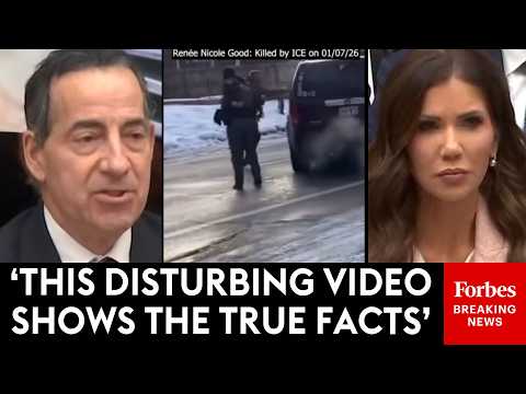 BREAKING NEWS: Raskin Plays Videos Of Renee Good & Alex Pretti Killings For Noem To Watch