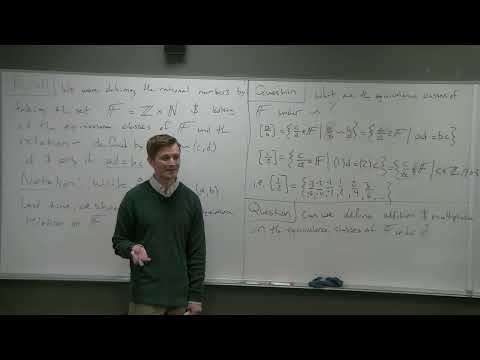 Proof, Set Theory, and Logic - The Rationals (Part 2)