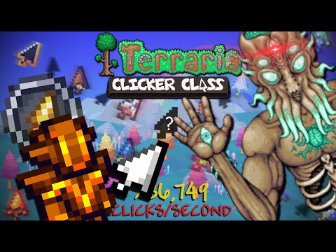 Beating TERRARIA Using NOTHING BUT CLICKS!