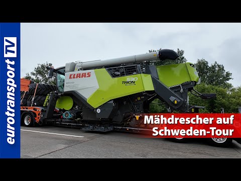 With an XXL combine harvester to Sweden – Fehrenkötter on Tour (Part 1)