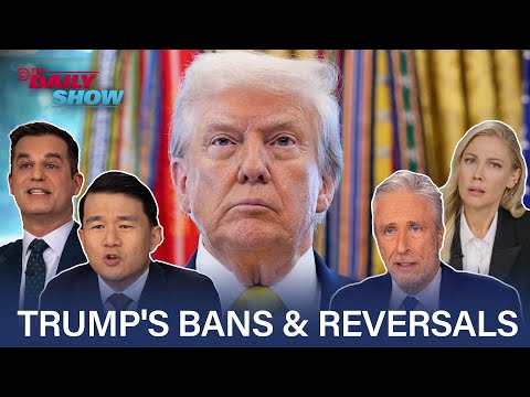 Everything Trump Has Banned Since Stepping Back Into Office | The Daily Show