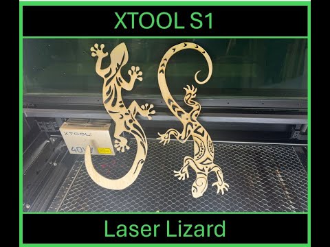Laser cut wall Lizards