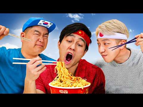 Which Country is Better at Chopsticks (China, Japan, Korea)