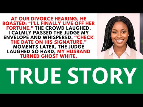 At Our Divorce Hearing, My Husband Boasted He’d Live Off My Fortune—Then the Judge Saw My Envelope