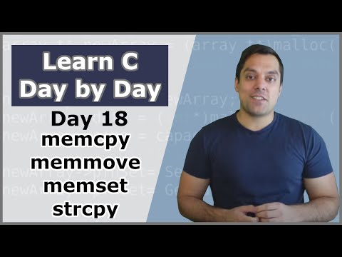 [Day 18] - memset, memcpy, strcpy, memmove