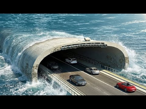 You won't believe how China built the world's longest underwater tunnel! A massive project!