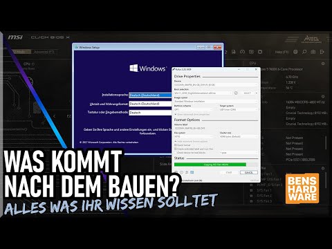 GAMING PC GEBAUT? WAS kommt DANACH? WINDOWS INSTALLATION, BIOS SETTINGS und VIELES MEHR!