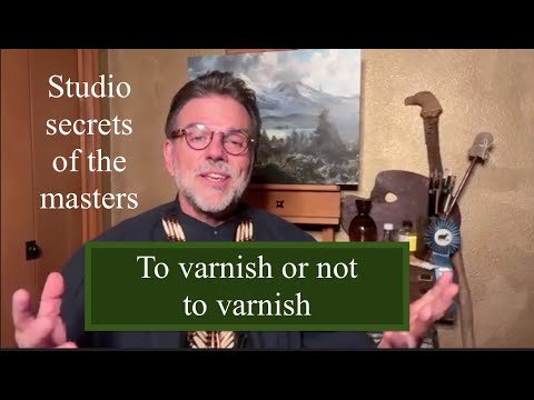 To varnish or not to varnish that is the question, it is important to apply the varnish correctly