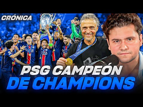 PARIS SAINT-GERMAIN CAMPEÓN DE CHAMPIONS LEAGUE // (TRIPLETE) LUIS ENRIQUE, DEMBÉLÉ, DOUÉ,