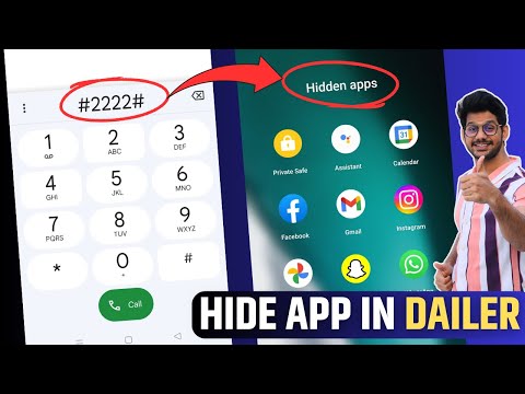How To Hide Apps in Dialer | Dialer Me App Hide Kaise Kare | Hide Apps in Dialer | Hide Apps