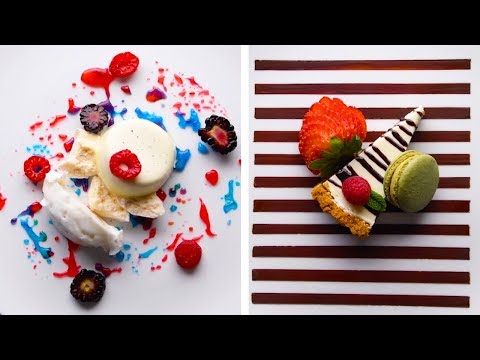 20 Fancy Plating Hacks That Will Blow Your Mind | DIY Dessert Decorations & Hacks by So Yummy!