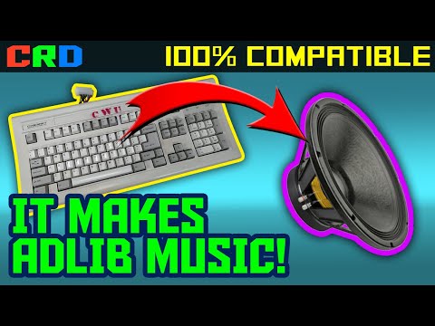 I turned a weird "keyboard PC" into an FM boombox