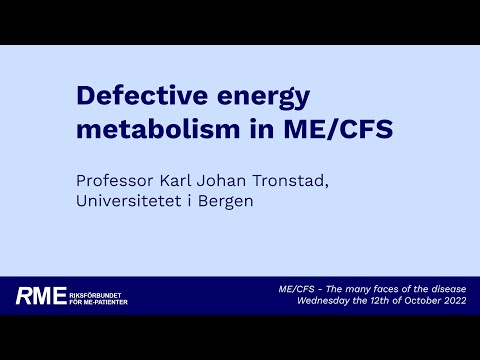 Defective energy metabolism in ME/CFS