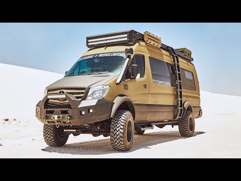 INSANE OFF-ROAD VAN CONVERSION // An IN-DEPTH Look At THE ULTIMATE CUSTOM CAMPERVAN ⛰️🚐