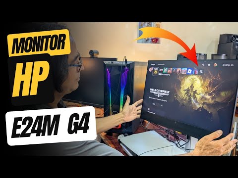 HP E24m G4 FHD USB-C Monitor / Step-by-step connection and port testing