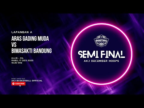 DAY 4 | ARAS GADING MUDA VS BIMASAKTI BANDUNG | KU 15 PA | COURT A