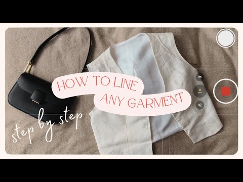 How to line any garment | DIY Lining Tutorial | Thrills and Stitches