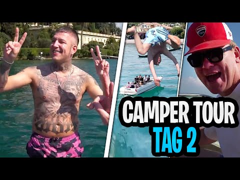 @Knossi & Monte STEUERN ein BOOT!😂 LIVE Gardasee Action & fahrt nach VENEDIG! 🇮🇹 | MontanaBlack IRL