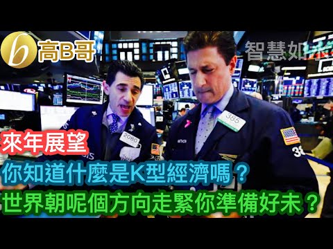 來年展望 你知道什麼是K型經濟嗎？ 世界朝呢個方向走緊你準備好未？［智慧如水 – 高B哥 GBG］