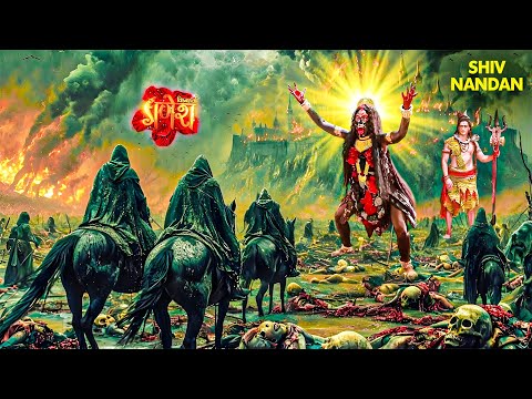 गणेश लीला | धरती पर छा गया अंधकार, जब माँ काली उतरीं रणभूमि में | Ganesha | Shiv Putra