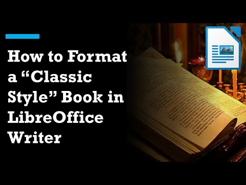 How to Format a Book in LibreOffice Writer