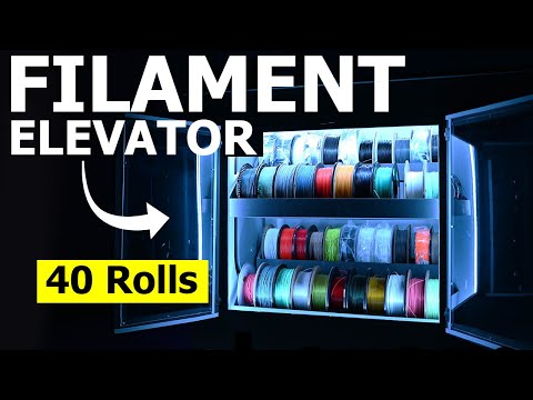 WORLDS BEST Filament Storage System.. IT SPINS!